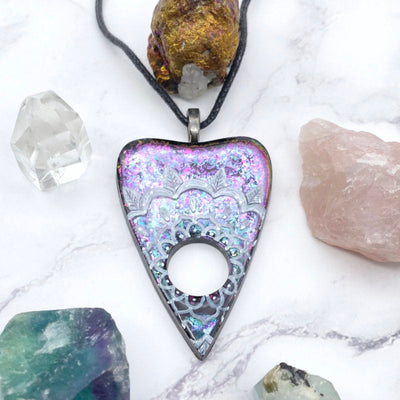 Color Shift Mandala Ouija Planchette Necklace | Stargazer Goods