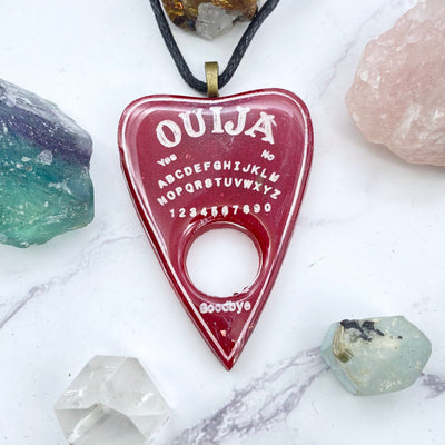 Red Ouija Planchette Necklace | Stargazer Goods