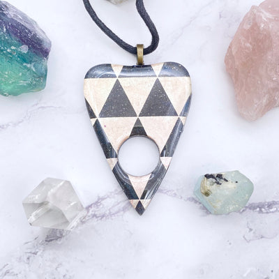Holographic Triangle Ouija Planchette Necklace | Stargazer Goods