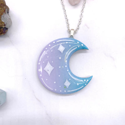 Pastel Moon Necklace Stargazer Goods