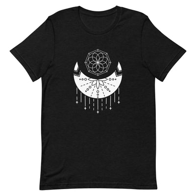 Sacred Geometry Moon Short-Sleeve Unisex T-Shirt | Stargazer Goods